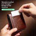 Samsung Galaxy Z Flip8 Qialino Classic Wallet Leather Case - Dark Brown