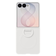 Samsung Galaxy Z Flip8 Silicone Cover with Ring EF-EF776CWEGWW - Cream
