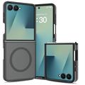 Samsung Galaxy Z Flip8 Tech-Protect Magmat Case - MagSafe Compatible - Matte Black