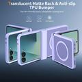 Samsung Galaxy Z Flip8 UltraGuard Matte MagSafe Case - Dark Purple