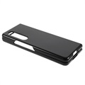 Samsung Galaxy Z Fold3 5G Rubberized Plastic Case - Black