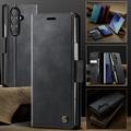 Samsung Galaxy Z Fold7 Caseme 033 Calf Texture Wallet Case with RFID Blocking - Black