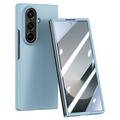 Samsung Galaxy Z Fold7 Plastic Case with Outer Tempered Glass Screen Protector