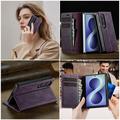 Samsung Galaxy Z Fold8 Caseme 033 Calf Texture Wallet Case with RFID Blocking - Purple