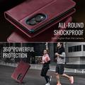 Samsung Galaxy Z Fold8 Caseme 033 Calf Texture Wallet Case with RFID Blocking - Red