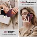 Samsung Galaxy Z Fold8 Caseme 033 Calf Texture Wallet Case with RFID Blocking - Red