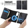Samsung Galaxy Z Fold8 Caseme C49 2-in-1 Detachable Wallet Case - MagSafe Compatible, RFID - Black