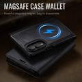 Samsung Galaxy Z Fold8 Caseme C49 2-in-1 Detachable Wallet Case - MagSafe Compatible, RFID - Black