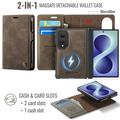 Samsung Galaxy Z Fold8 Caseme C49 2-in-1 Detachable Wallet Case - MagSafe Compatible, RFID - Coffee