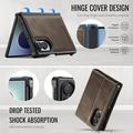 Samsung Galaxy Z Fold8 Caseme C49 2-in-1 Detachable Wallet Case - MagSafe Compatible, RFID - Coffee