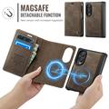 Samsung Galaxy Z Fold8 Caseme C49 2-in-1 Detachable Wallet Case - MagSafe Compatible, RFID - Coffee