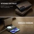 Samsung Galaxy Z Fold8 Caseme C49 2-in-1 Detachable Wallet Case - MagSafe Compatible, RFID - Coffee