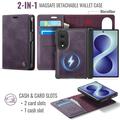 Samsung Galaxy Z Fold8 Caseme C49 2-in-1 Detachable Wallet Case - MagSafe Compatible, RFID - Purple