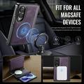 Samsung Galaxy Z Fold8 Caseme C49 2-in-1 Detachable Wallet Case - MagSafe Compatible, RFID - Purple