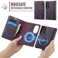 Samsung Galaxy Z Fold8 Caseme C49 2-in-1 Detachable Wallet Case - MagSafe Compatible, RFID - Purple