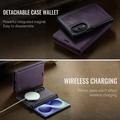 Samsung Galaxy Z Fold8 Caseme C49 2-in-1 Detachable Wallet Case - MagSafe Compatible, RFID - Purple