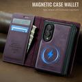 Samsung Galaxy Z Fold8 Caseme C49 2-in-1 Detachable Wallet Case - MagSafe Compatible, RFID - Purple