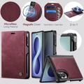 Samsung Galaxy Z Fold8 Caseme C49 2-in-1 Detachable Wallet Case - MagSafe Compatible, RFID - Red