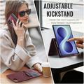Samsung Galaxy Z Fold8 Caseme C49 2-in-1 Detachable Wallet Case - MagSafe Compatible, RFID - Red