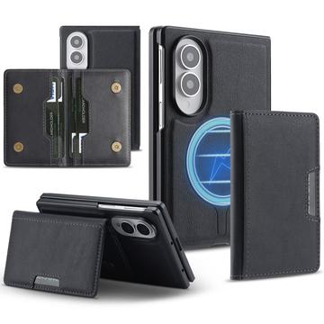 Samsung Galaxy Z Fold8 Magnetic Case with Card Wallet - Black