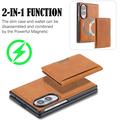 Samsung Galaxy Z Fold8 Magnetic Case with Card Wallet - Brown