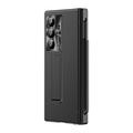 Samsung Galaxy Z Fold8 Ultra Magnetic Hinge Case with Stylus and Tempered Glass Screen Protector - Black