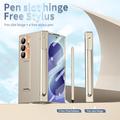 Samsung Galaxy Z Fold8 Ultra Magnetic Hinge Case with Stylus and Tempered Glass Screen Protector - Champagne Gold