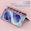 Samsung Galaxy Z Fold8 Ultra Magnetic Hinge Case with Stylus and Tempered Glass Screen Protector - Rose Gold