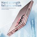 Samsung Galaxy Z Fold8 Ultra Magnetic Hinge Case with Stylus and Tempered Glass Screen Protector - Rose Gold