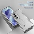 Samsung Galaxy Z Fold8 Ultra Magnetic Hinge Case with Stylus and Tempered Glass Screen Protector - Silver