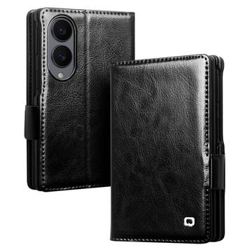 Samsung Galaxy Z Fold8 Qialino Classic Wallet Leather Case - Black