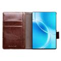 Samsung Galaxy Z Fold8 Qialino Classic Wallet Leather Case - Dark Brown