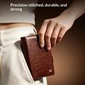 Samsung Galaxy Z Fold8 Qialino Classic Wallet Leather Case - Dark Brown