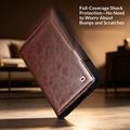 Samsung Galaxy Z Fold8 Qialino Classic Wallet Leather Case - Dark Brown