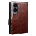 Samsung Galaxy Z Fold8 Qialino Classic Wallet Leather Case - Dark Brown