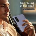 Samsung Galaxy Z Fold8 Smart Clear View Flip Case with Card Slot - Grey Purple