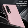 Samsung Galaxy Z Fold8 Smart Clear View Flip Case with Card Slot - Pink