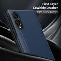 Samsung Galaxy Z Fold8 Smart Clear View Flip Case with Card Slot - Sapphire