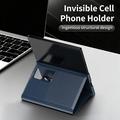 Samsung Galaxy Z Fold8 Smart Clear View Flip Case with Card Slot - Sapphire