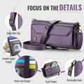 Samsung Galaxy Z Fold8 Ultra CaseMe C36 RFID Blocking Wallet Case - Purple