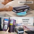 Samsung Galaxy Z Fold8 Ultra CaseMe C36 RFID Blocking Wallet Case - Purple