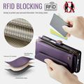 Samsung Galaxy Z Fold8 Ultra CaseMe C36 RFID Blocking Wallet Case - Purple