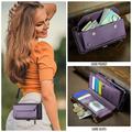 Samsung Galaxy Z Fold8 Ultra CaseMe C36 RFID Blocking Wallet Case - Purple