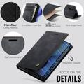 Samsung Galaxy Z Fold8 Ultra Caseme 033 Calf Texture Wallet Case with RFID Blocking - Black