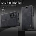 Samsung Galaxy Z Fold8 Ultra Caseme 033 Calf Texture Wallet Case with RFID Blocking - Black