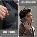 Samsung Galaxy Z Fold8 Ultra Caseme 033 Calf Texture Wallet Case with RFID Blocking - Black