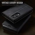 Samsung Galaxy Z Fold8 Ultra Caseme 033 Calf Texture Wallet Case with RFID Blocking - Black