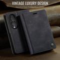 Samsung Galaxy Z Fold8 Ultra Caseme 033 Calf Texture Wallet Case with RFID Blocking - Black
