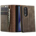 Samsung Galaxy Z Fold8 Ultra Caseme 033 Calf Texture Wallet Case with RFID Blocking - Coffee