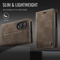 Samsung Galaxy Z Fold8 Ultra Caseme 033 Calf Texture Wallet Case with RFID Blocking - Coffee